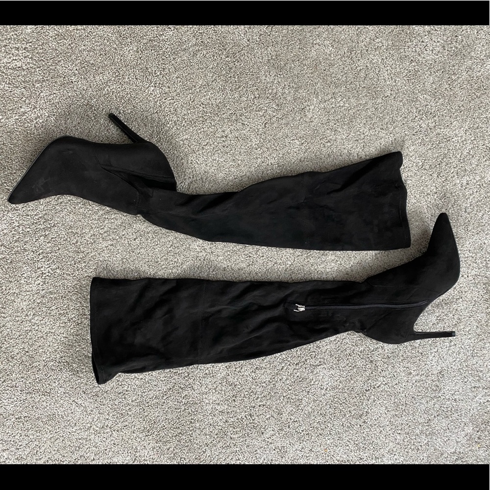 BP Knee high suede boots